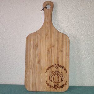 Pumpkin Cutting Board Halloween Decor Practical Kitchen Laser Cut Design